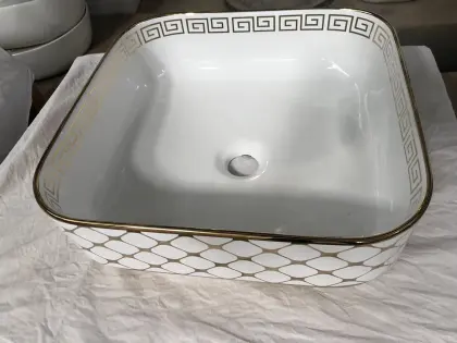 Factory Wholesale Household Bathroom Rectangle Undercounter Sink Basin
