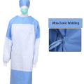 Disposable Non Woven Sterile Hospital Reinforced Gown