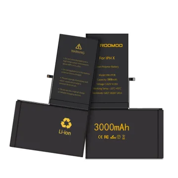 factory supply 3.82v 3000mAh polymer phone battery for iphone x replacement battery