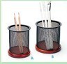 Bleistift Inhaber-Mesh + Holz