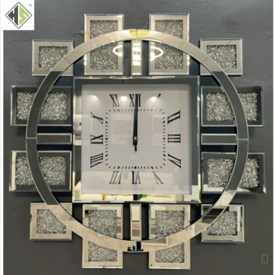 Mirrored Wall Clock