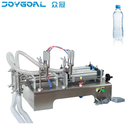JOYGOAL Hot Sale High Quality Manual Piston Liquid Filling Machine with Two Filling Heads
