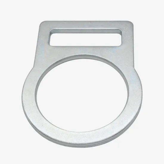 Industrial Safety Hardware: Steel D-Ring Buckle for 50mm Webbing