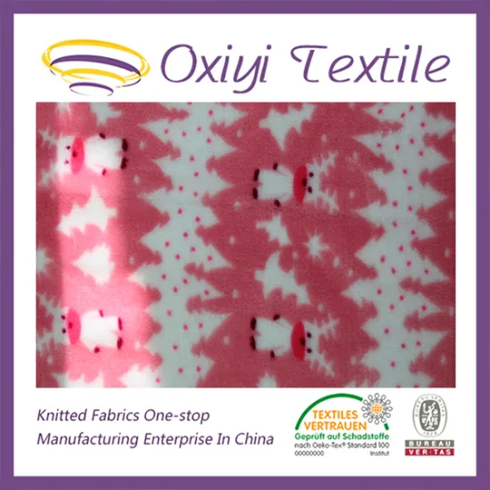 printed flannel fabric made in China