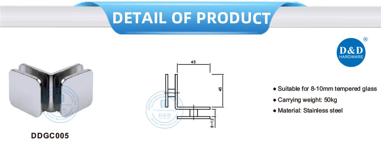 glass panel mounting hardware