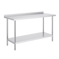 Commercial grade kitchen prep table