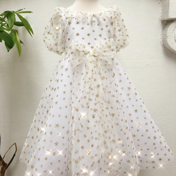 Shiny 100% Polyester Glitter Tulle Mesh Dress Fabric
