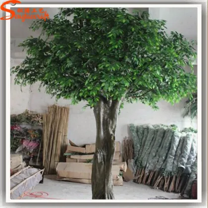 Larg different style and size of artificial ficus tree decorative tree artificial banyan tree for hotel decoration