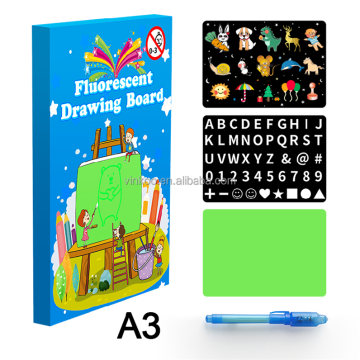 Suron Fluorescent Drawing Painting Board Kid Educational