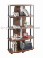 Bücherregal aus Holz für Arbeitszimmer mit 4 Regalen