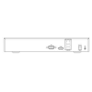 H.265 1 HDD 10 canaux NVR TC-R3110