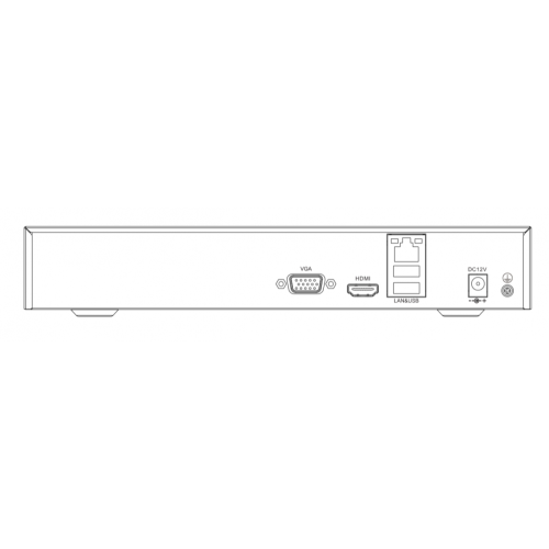 H.265 1 HDD NVR de 20 canales TC-R3120