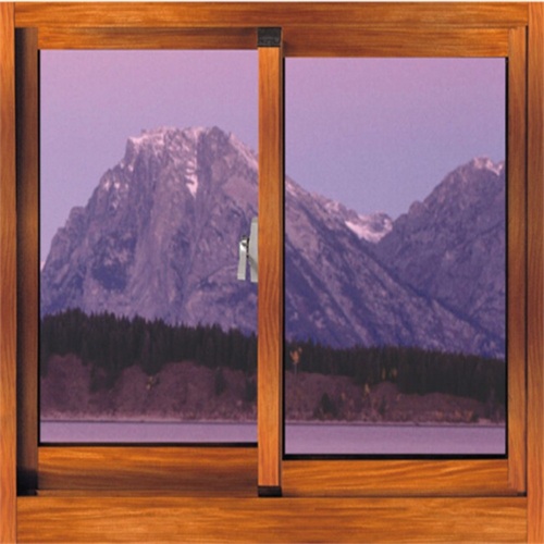 6mm Double Tempered Glass Aluminum Window