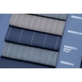 Charcoal Stripe 50% Wool Fabric