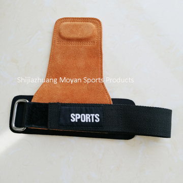 leather gym weightlifting hand grip palm pads