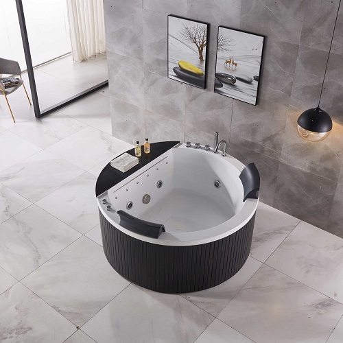 Massage Bathtub with Waterfall for 2~4 People