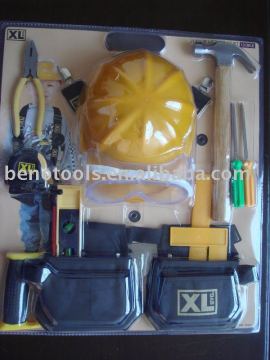 Beno tools factory high quality blister case 13PCS CHILDREN'S TOOL SET Electrical Tools Names