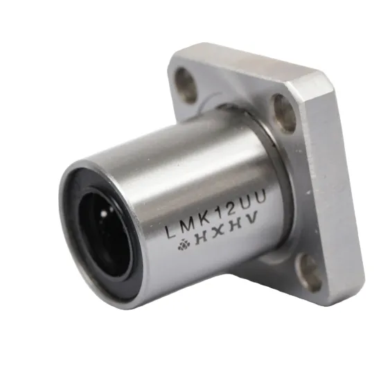 High Quality HXHV LMK12UU 12mm Chrome Steel Square Flange Linear Ball Bearing