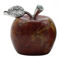 Crazy Agate 1.2 pouces artisanat de pierres précieuses de pomme pour décoration du bureau à domicile