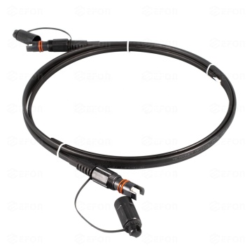 Single Mode Tonable Flat Drop Cable with SC/APC Connectors: Indoor/Outdoor Optical Fiber Solution Featuring Pulling Grip