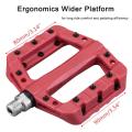 Mountain Bike Pedals Nylon Fiber Bicycle Platform Pedals