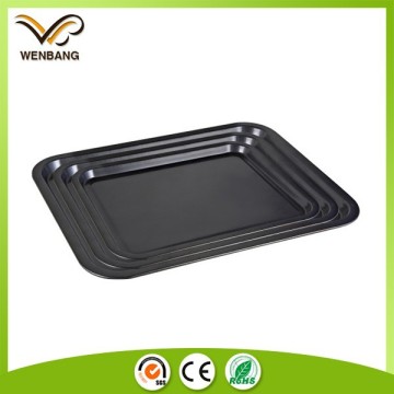 Teflon coated microwave bake tray,BBQ microwave bake tray ,microwave bake tray