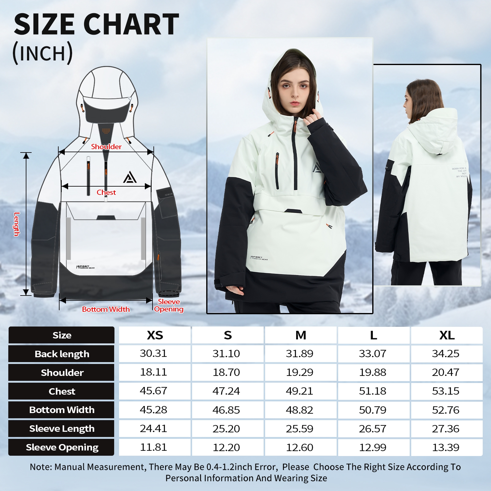 snow jacket women