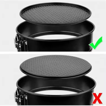 Hitam Non-Stick 7 Inch Round Cake Panci-Hot menjual cetakan kue bocor bocor-tahan bocor