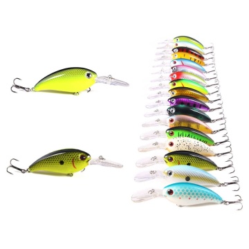 100mm 14g Bionic Wobbler Crank Hard Bait Lure for Bass Freshwater Fishing