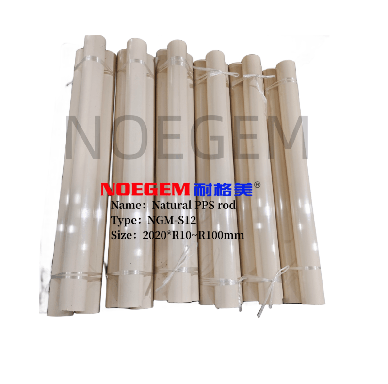 PPS Natural Plastic Rod Material negru