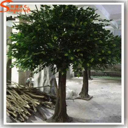 Larg different style and size of artificial ficus tree decorative tree artificial banyan tree for hotel decoration