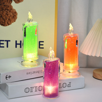 Transparent Candle Lights for Bedside and Restaurant Ambiance at Night