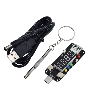 5 V/9V/12V/15V/20V PPS PD2.0 PD3.0 Typ-C-USB-Ladungsmonitor mit Voltmeter und Amperemeter