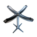 Venta caliente Base de mesa de buena calidad D660 mm de aluminio gris oscuro Basca plana