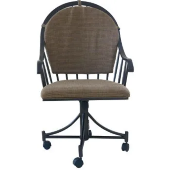 Office Chair with Steel Powder Coated Frame, Cloth Seat and Back, Americian Style Chair