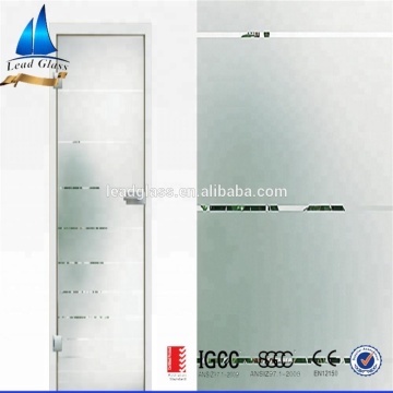 12mm Tempered Frosted Shower Partition Wall Glass Panels