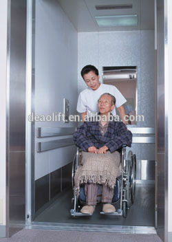 Machine Roomless Hospital Elevator Hydraulic Chair Lift