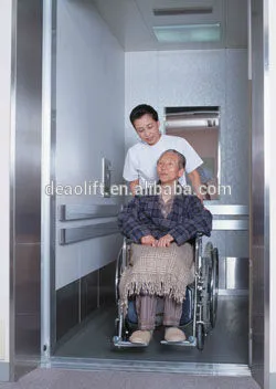 Machine Roomless Hospital Elevator Hydraulic Chair Lift