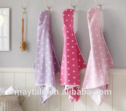 Cute Dots Baby Bath Towels Wrap