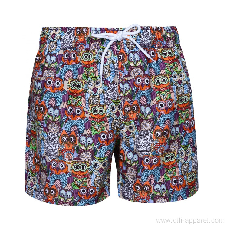 Summer Print Waterproof Mens Board Surf Board Shorts