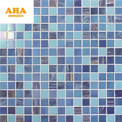 Rainbow Glass Mosaic Tile