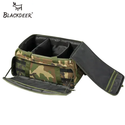 BLACKDEER Camping Travel Portable Separated Storage Bags Carry On Luggage Camouflage Bags Cookware Tote Large Weekend Bag