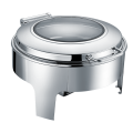 Chafing Dish rond en acier inoxydable