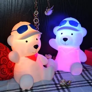 christmas kids bedroom night vision animal lamps