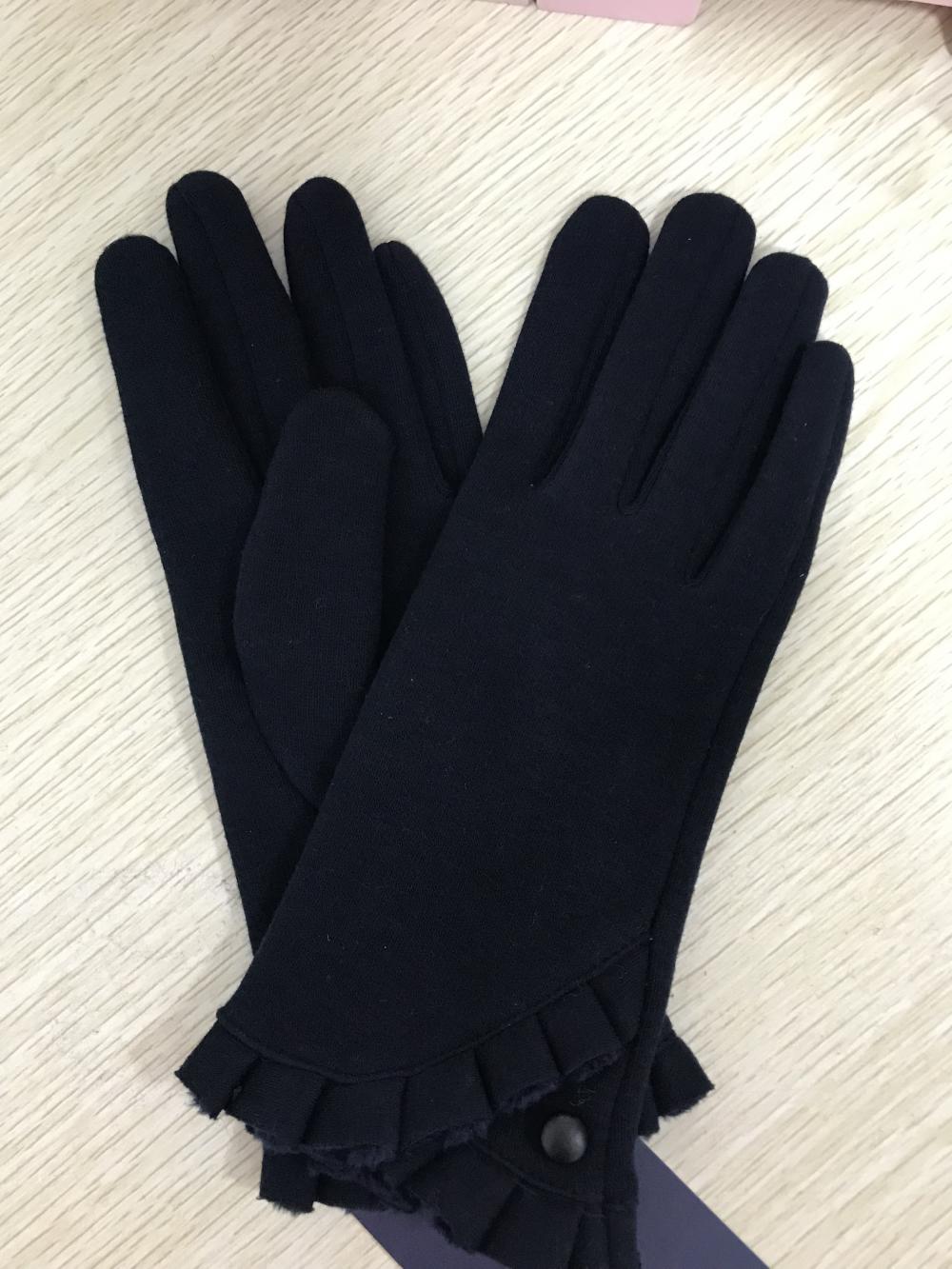 Tkaninové rukavice s polyesterem a spandexem