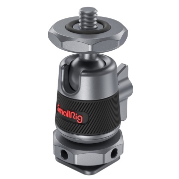 SmallRig 360 Panning Ball Head: Mini Removable Cold Shoe Mount for Camera Accessories