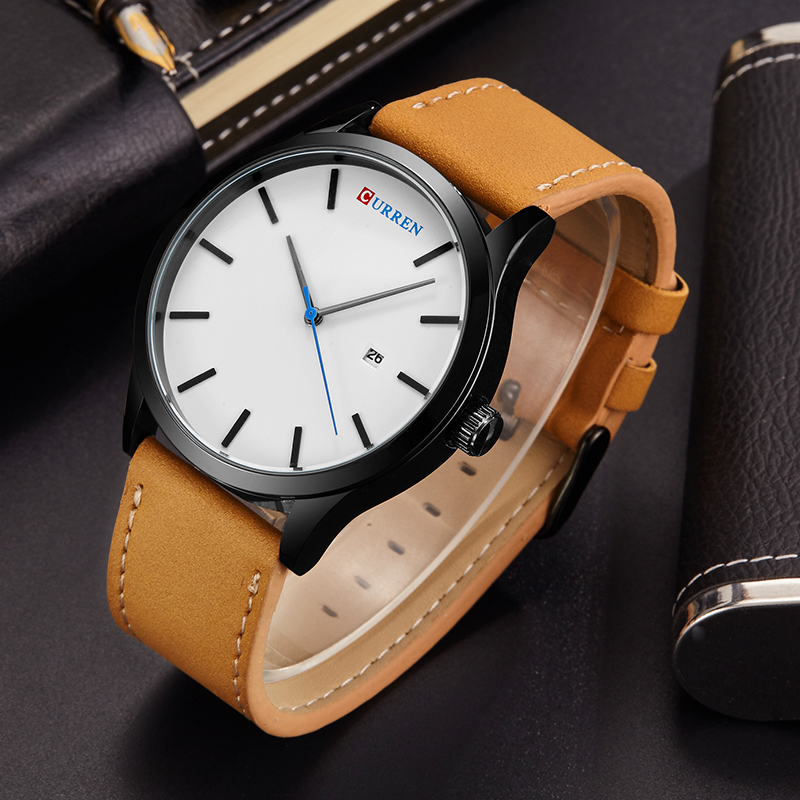 mininalist style business quartz watch japan movement time pieces