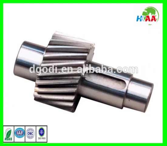 SGS supplier customized cnc turning/milling main shaft gear with competitive price