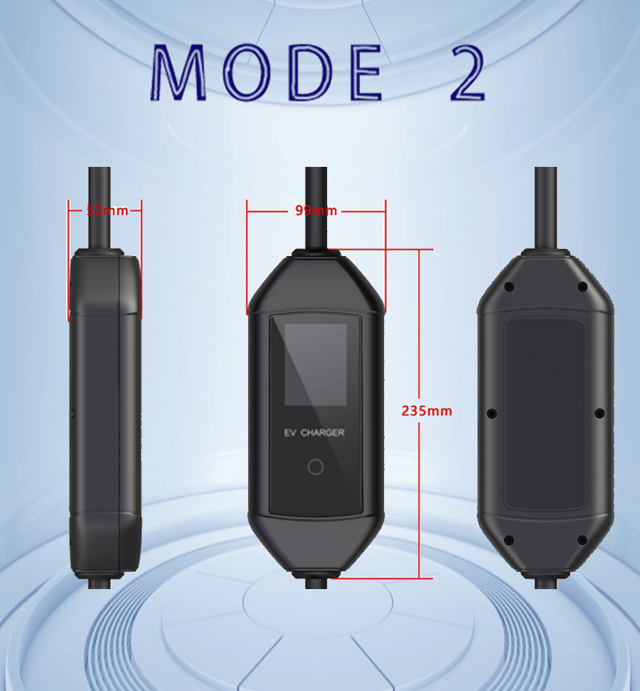 Aktuelle einstellbare 7 -kW -elektrische 32 -A -Automobil -Ladestation 7 kW Stecker Preis EV -Ladegerät 5m Kabel tragbares EV -Ladegerät