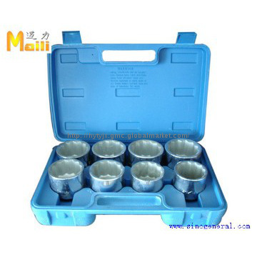 9pcs inch System Car Tools Wrench Wholesalers with Blue Plastic Box